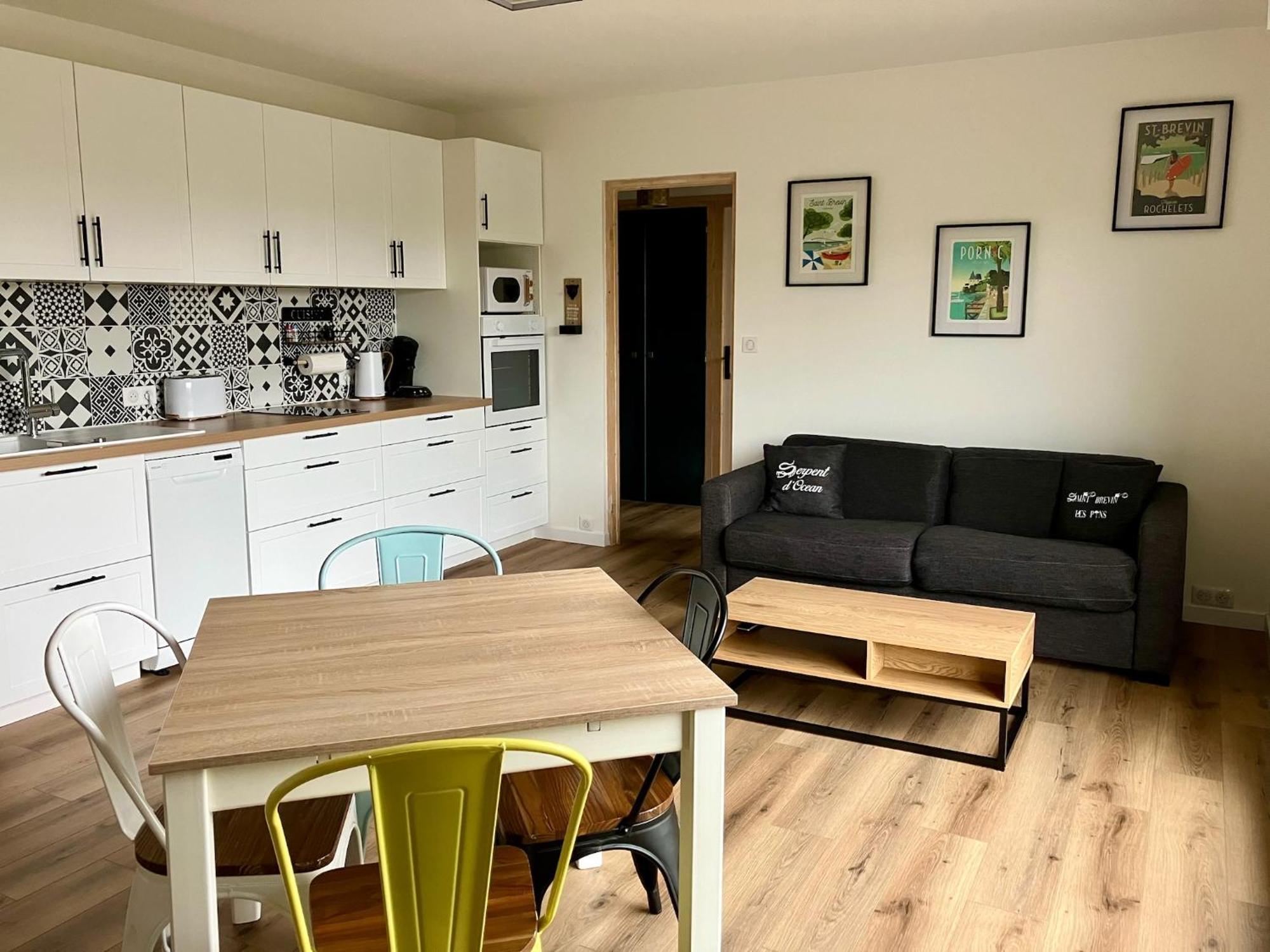 Appartement - St Brevin Les Pins - Hyper Centre - Fibre - Parking - Jusqu'a 6 Personnes Saint-Brévin-les-Pins